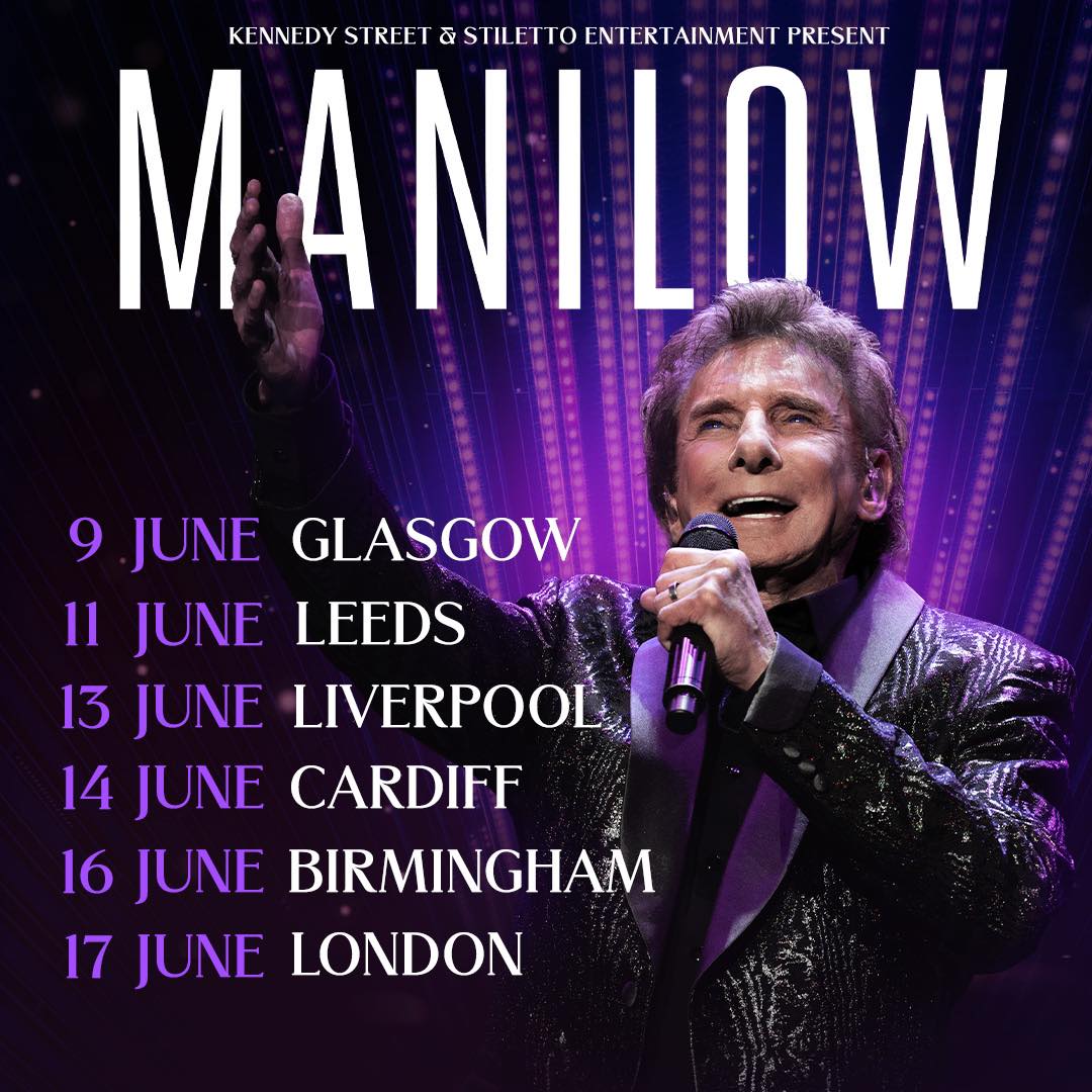 Barry Manilow Farewell Concert Tour Poster 2025-2026
